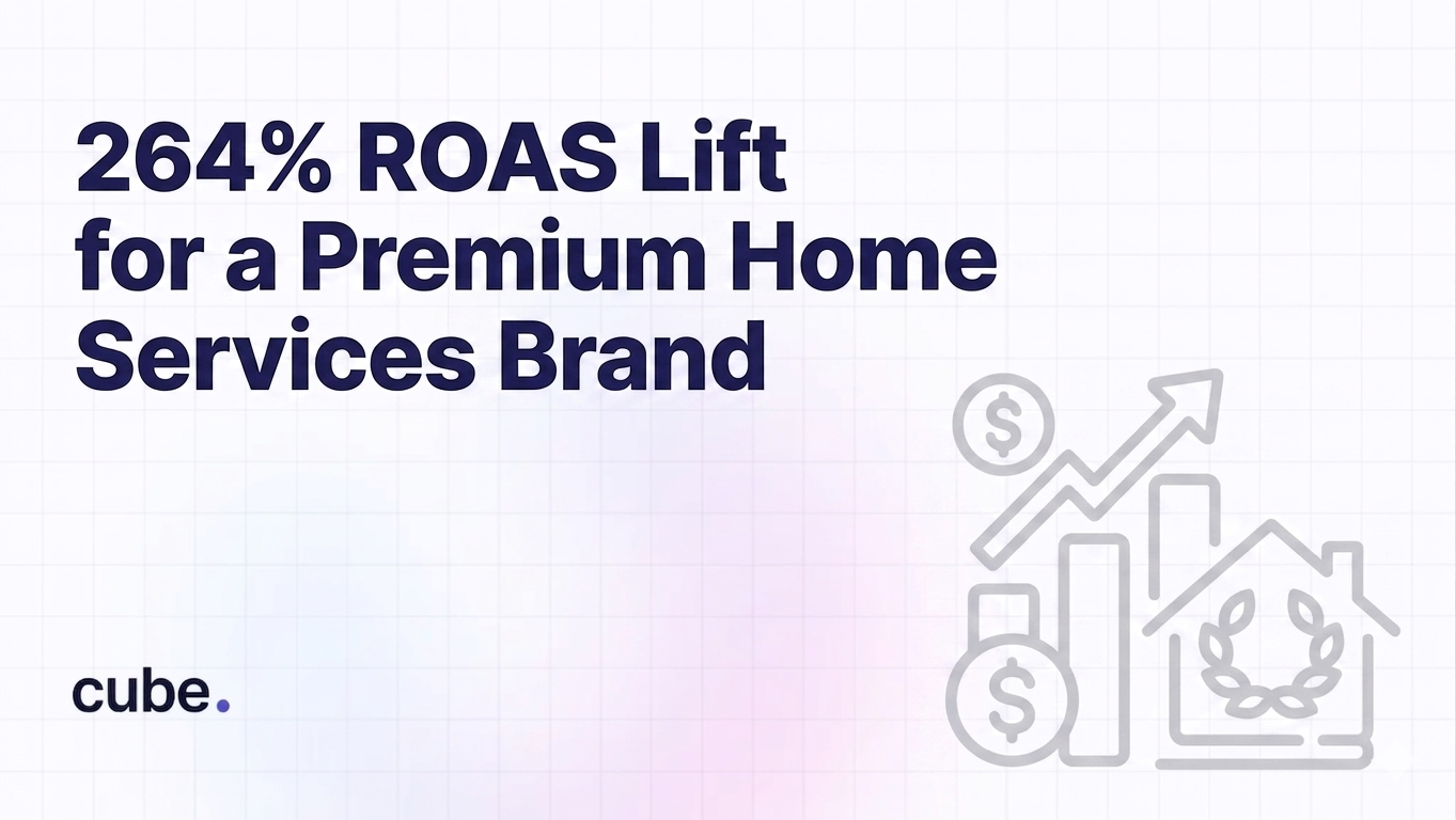 264% ROAS Lift for a Premium Home Services Brand