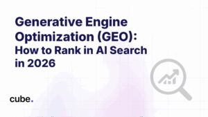 An image consisting of the title “Generative Engine Optimization (GEO): How to Rank in AI Search in 2026.”
