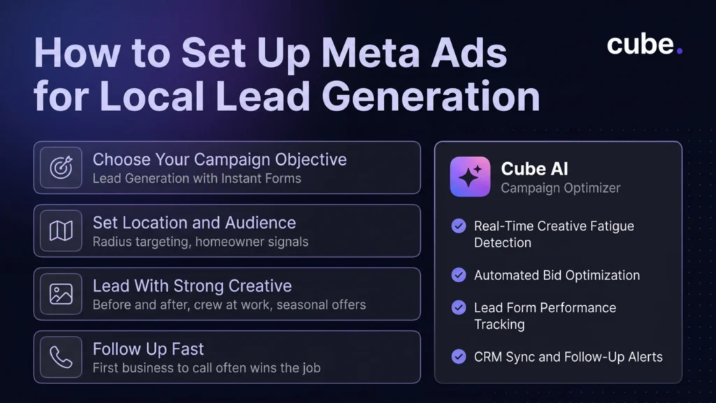 How to Set Up Meta Ads for Local Lead Generation, Cube.